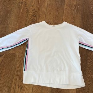 Athleta Girl White crewneck